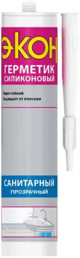 Экон герметик силиконовый санитарный Экон герметик силиконовый санитарный недорого с доставкой