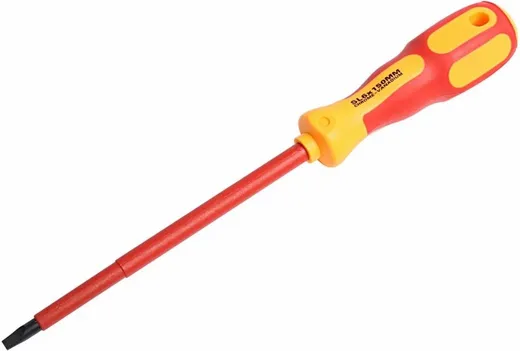 Rexant Electric отвертка шлицевая диэлектрическая Rexant Electric отвертка шлицевая диэлектрическая недорого с доставкой