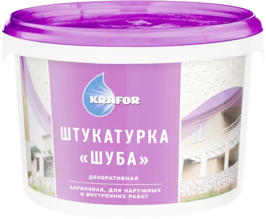 Крафор штукатурка декоративная акриловая шуба Крафор штукатурка декоративная акриловая шуба недорого с доставкой