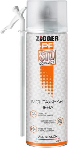 Zigger PF STD Compact монтажная пена бытовая Zigger PF STD Compact монтажная пена бытовая недорого с доставкой