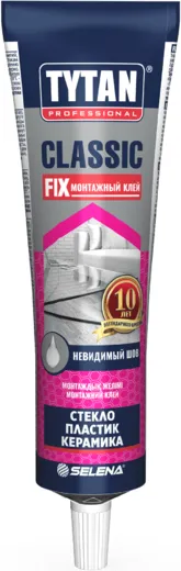 Титан Professional Classic Fix Стекло Пластик Керамика монтажный клей Титан Professional Classic Fix Стекло Пластик Керамика монтажный клей недорого с доставкой