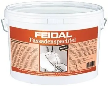 Feidal Fassadenspachtel универсальная фасадная акриловая шпатлевка Feidal Fassadenspachtel универсальная фасадная акриловая шпатлевка