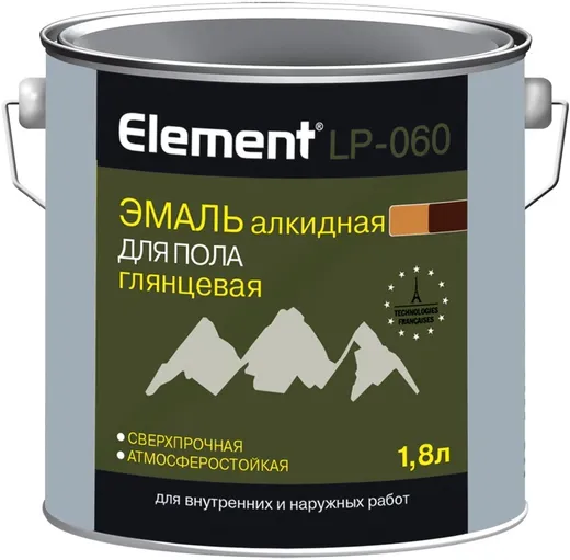 Alpa Element LP-060 эмаль алкидная для пола глянцевая сверхпрочная износостойкая Alpa Element LP-060 эмаль алкидная для пола глянцевая сверхпрочная износостойкая недорого с доставкой