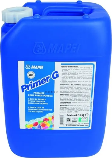 Mapei Primer G грунтовка на основе синтетических смол Mapei Primer G грунтовка на основе синтетических смол