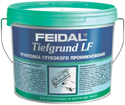Feidal Tiefgrund LF Konzentrat грунтовка-концентрат глубокого проникновения Feidal Tiefgrund LF Konzentrat грунтовка-концентрат глубокого проникновения