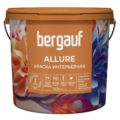 ALLURE водно-дисперсионная интерьерная краска для внутренних работ