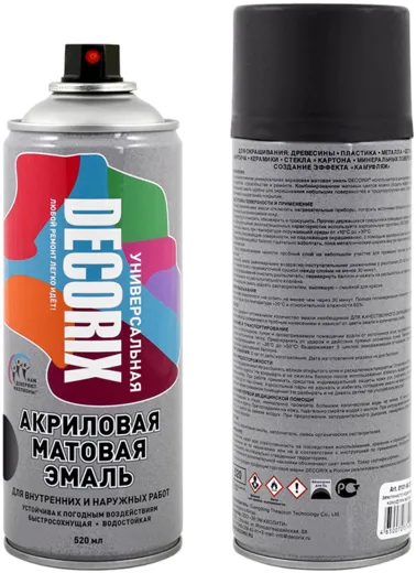 Decorix эмаль универсальная акриловая матовая Decorix эмаль универсальная акриловая матовая недорого с доставкой