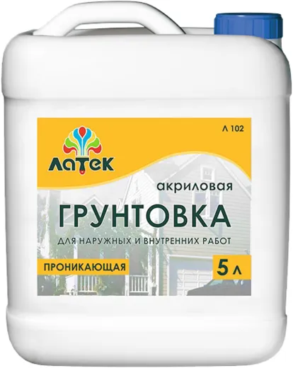 Латек Л 102 акриловая грунтовка проникающая Латек Л 102 акриловая грунтовка проникающая недорого с доставкой