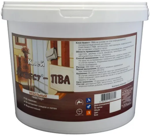 Аквест Мастер клей мебельный ПВА Аквест Мастер клей мебельный ПВА недорого с доставкой