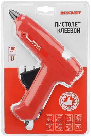 Rexant пистолет клеевой без кнопки