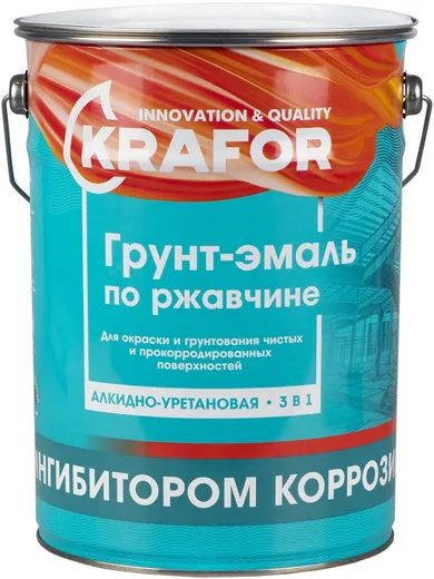 Крафор грунт-эмаль по ржавчине 3 в 1 Крафор грунт-эмаль по ржавчине 3 в 1 недорого с доставкой