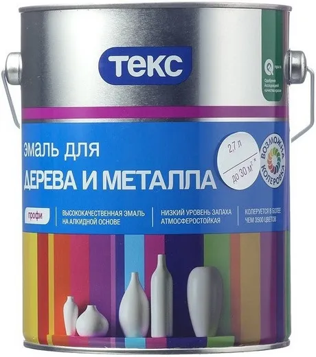Текс Профи эмаль для дерева и металла Текс Профи эмаль для дерева и металла