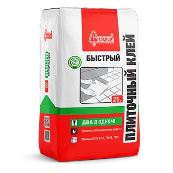 Плиточный клей "Быстрый" 25 кг Плиточный клей "Быстрый" 25 кг недорого с доставкой