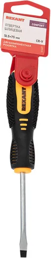 Rexant Comfort отвертка шлицевая Rexant Comfort отвертка шлицевая недорого с доставкой