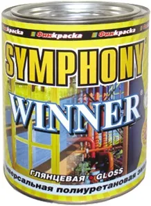 Финкраска Симфония Winner универсальная полиуретановая эмаль Финкраска Симфония Winner универсальная полиуретановая эмаль