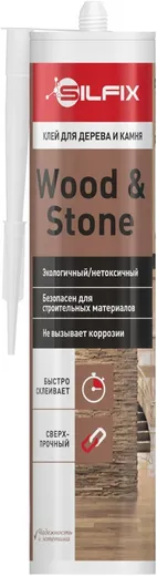 Sila Silfix Wood & Stone однокомпонентный монтажный клей для дерева и камня