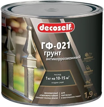 Пуфас Decoself ГФ-021 грунт антикоррозионный Пуфас Decoself ГФ-021 грунт антикоррозионный