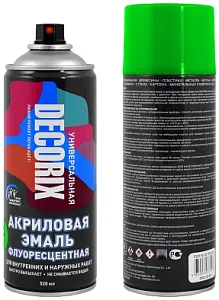 Decorix эмаль универсальная акриловая флуоресцентная недорого с доставкой