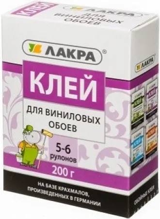 Лакра клей для виниловых обоев Лакра клей для виниловых обоев