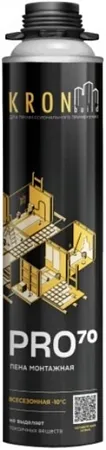 Kronbuild Pro 70 пена монтажная всесезонная Kronbuild Pro 70 пена монтажная всесезонная недорого с доставкой