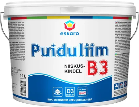 Eskaro Puiduliim Niiskuskindel B3 влагостойкий клей для древесины Eskaro Puiduliim Niiskuskindel B3 влагостойкий клей для древесины недорого с доставкой
