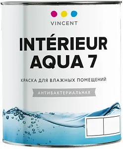 Vincent Intеrieur Aqua 7 водно-дисперсионная акрилатная краска для влажных помещений недорого с доставкой