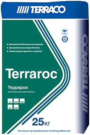 Terraco Terraroc HBR ремонтная штукатурка для бетона Terraco Terraroc HBR ремонтная штукатурка для бетона недорого с доставкой