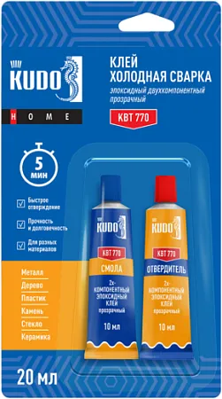 Kudo Home клей холодная сварка эпоксидный двухкомпонентый Kudo Home клей холодная сварка эпоксидный двухкомпонентый недорого с доставкой