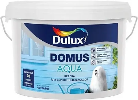 Dulux Domus Aqua краска для деревянных фасадов Dulux Domus Aqua краска для деревянных фасадов