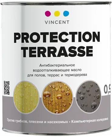 Vincent Protection Terrasse антибактериальное водоотталкивающее масло для полов террас Vincent Protection Terrasse антибактериальное водоотталкивающее масло для полов террас недорого с доставкой