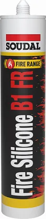 Soudal Fire Silicone B1 FR огнестойкий силиконовый герметик Soudal Fire Silicone B1 FR огнестойкий силиконовый герметик