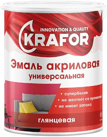 Крафор эмаль акриловая универсальная Крафор эмаль акриловая универсальная