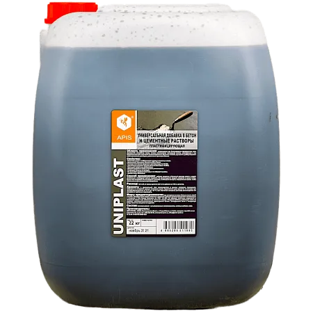 Пластификатор APIS UNIPLAST универсальная добавка в бетон Пластификатор APIS UNIPLAST универсальная добавка в бетон