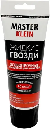 Мастер Кляйн Особопрочные жидкие гвозди полимерные усиленные для панелей Мастер Кляйн Особопрочные жидкие гвозди полимерные усиленные для панелей