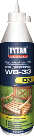 Титан Professional ПВА WB-33 D3 водостойкий клей для древесины Титан Professional ПВА WB-33 D3 водостойкий клей для древесины недорого с доставкой