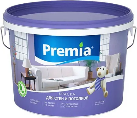 Ярославские Краски Premia краска для стен и потолков Ярославские Краски Premia краска для стен и потолков