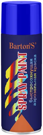 Bartons Spray Paint быстросохнущая аэрозольная краска Bartons Spray Paint быстросохнущая аэрозольная краска