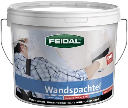 Feidal Wandspachtel универсальная финишная латексная шпатлевка Feidal Wandspachtel универсальная финишная латексная шпатлевка