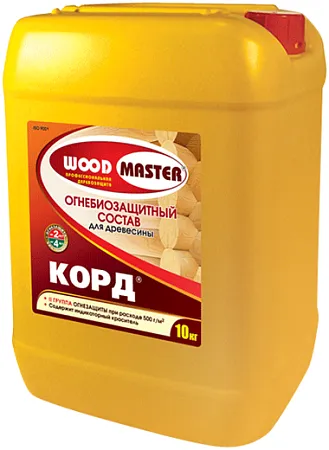 Woodmaster Корд огнебиозащитный состав для древесины Woodmaster Корд огнебиозащитный состав для древесины