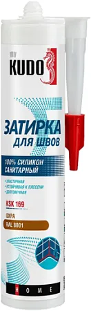 Kudo Home герметик-затирка для швов силиконовый санитарный Kudo Home герметик-затирка для швов силиконовый санитарный