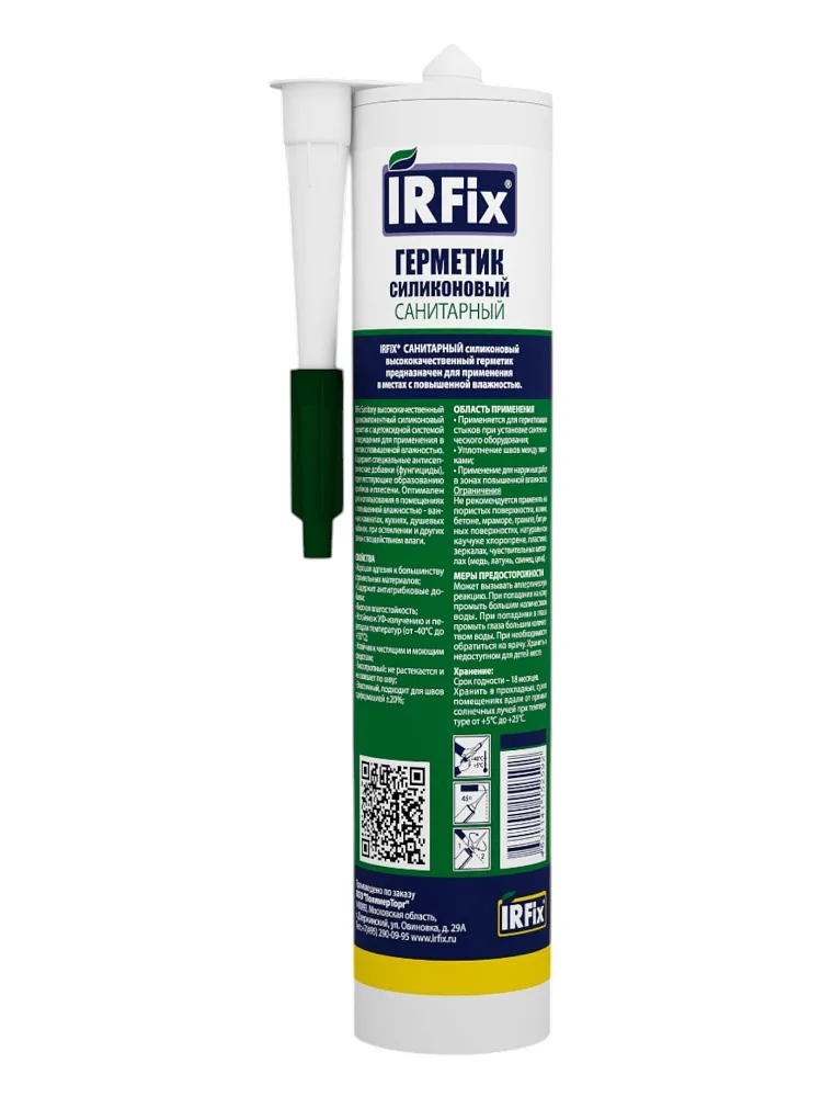 Irfix герметик силиконовый санитарный Irfix герметик силиконовый санитарный недорого с доставкой