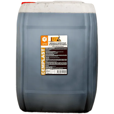Пластификатор APIS CEMPLAST добавка в штукатурные и кладочные растворы Пластификатор APIS CEMPLAST добавка в штукатурные и кладочные растворы