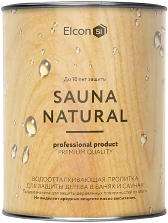 Elcon Sauna Natural силиконовая пропитка для бань и саун Elcon Sauna Natural силиконовая пропитка для бань и саун