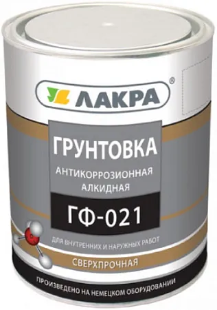 Лакра ГФ-021 грунтовка антикоррозионная алкидная быстросохнущая Лакра ГФ-021 грунтовка антикоррозионная алкидная быстросохнущая недорого с доставкой