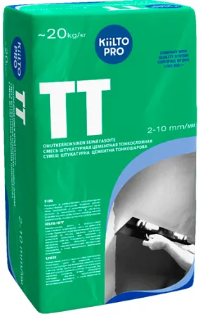 Kiilto Pro TT смесь штукатурная цементная тонкослойная Kiilto Pro TT смесь штукатурная цементная тонкослойная недорого с доставкой