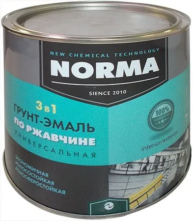 Новоколор Норма грунт-эмаль по ржавчине 3 в 1 Новоколор Норма грунт-эмаль по ржавчине 3 в 1 недорого с доставкой