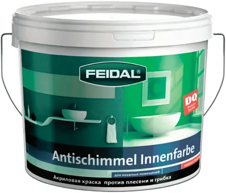 Feidal Antischimmel Innenfarbe краска против плесени и грибка Feidal Antischimmel Innenfarbe краска против плесени и грибка