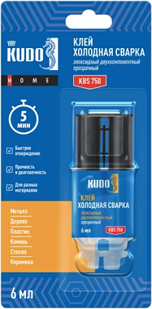 Kudo Home клей холодная сварка эпоксидный двухкомпонентый Kudo Home клей холодная сварка эпоксидный двухкомпонентый