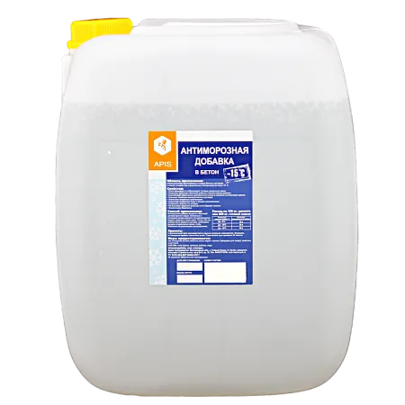 APIS Антиморозная добавка в бетон с пластифицирующими свойствами APIS Антиморозная добавка в бетон с пластифицирующими свойствами