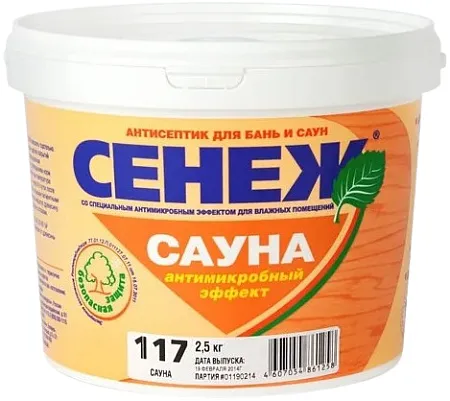 Сенеж Сауна антисептик для бань и саун Сенеж Сауна антисептик для бань и саун